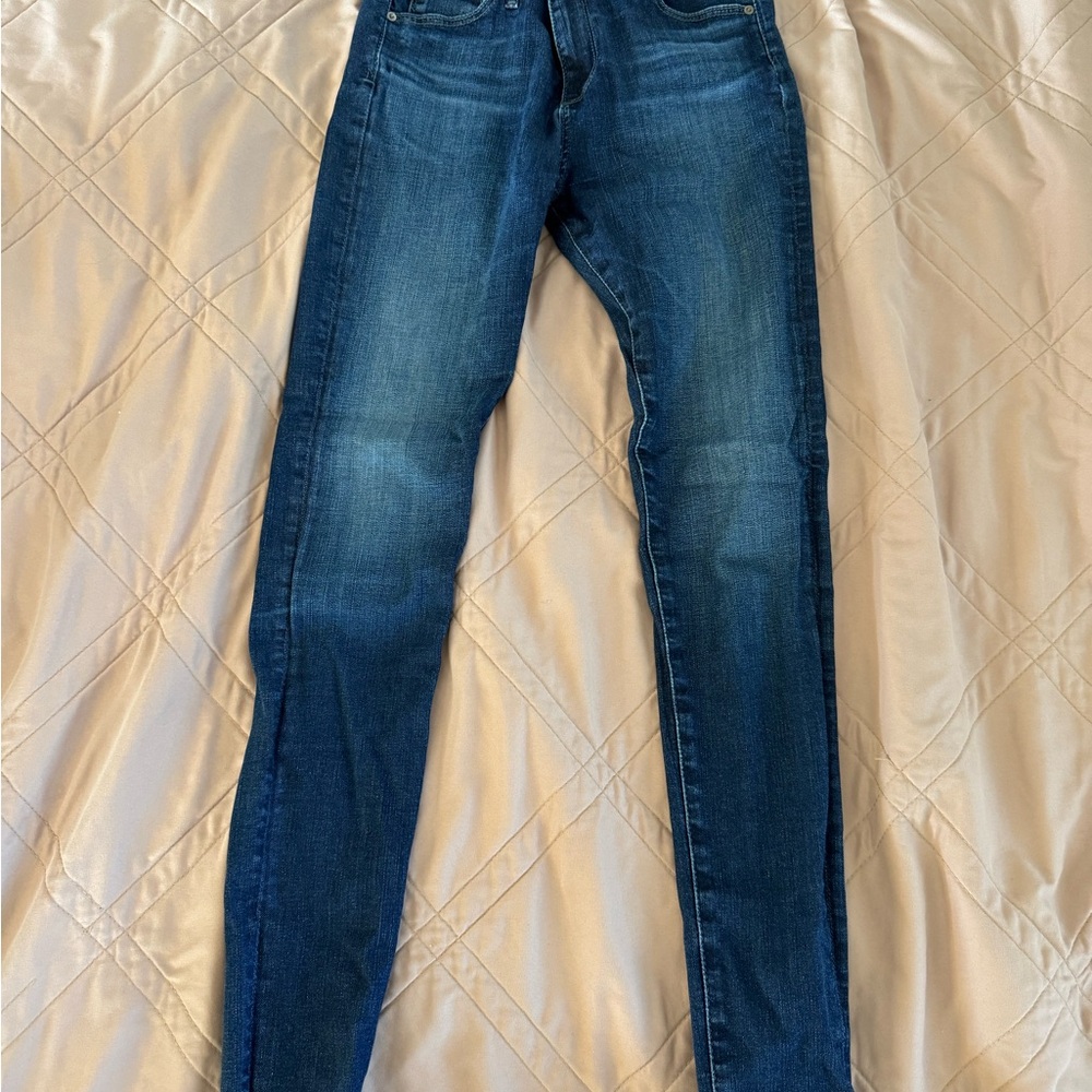 Ag Adriano Goldschmied Blue Skinny Jeans